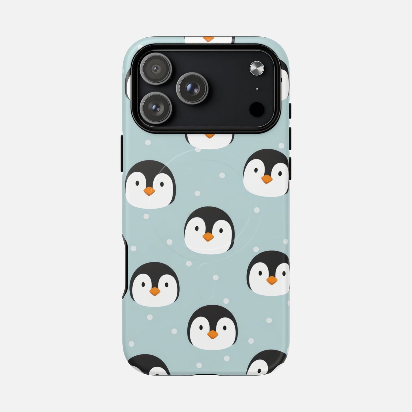 Penguin Pattern iPhone Case — Tough Magnetic | MagSafe Compatible