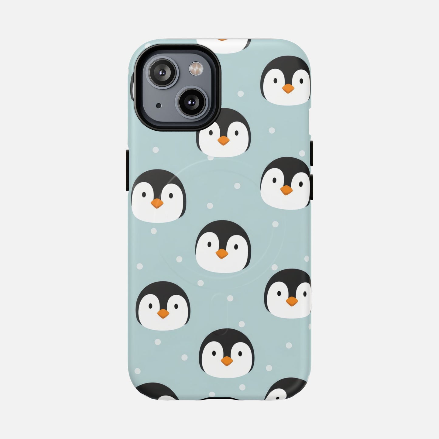 Penguin Pattern iPhone Case — Tough Magnetic | MagSafe Compatible