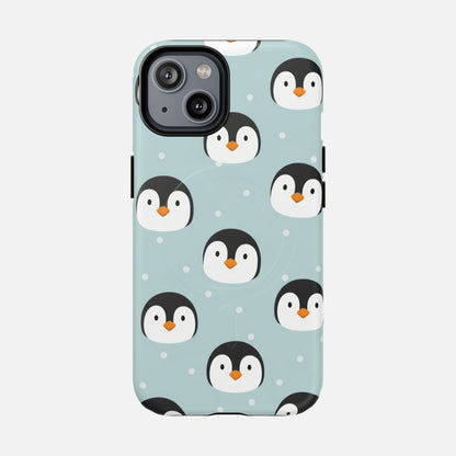 Penguin Pattern iPhone Case — Tough Magnetic | MagSafe Compatible