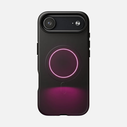 Neon Ring iPhone Case — Tough Magnetic | MagSafe Compatible