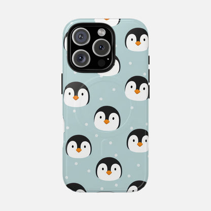 Penguin Pattern iPhone Case — Tough Magnetic | MagSafe Compatible