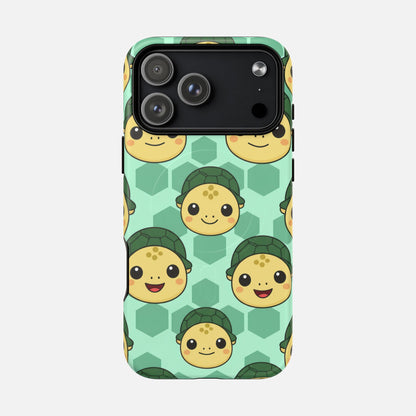 Cute Turtle Pattern iPhone Case — Tough Magnetic | MagSafe Compatible