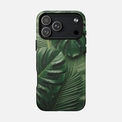 Tropical Monstera iPhone Case — Tough Magnetic | MagSafe Compatible