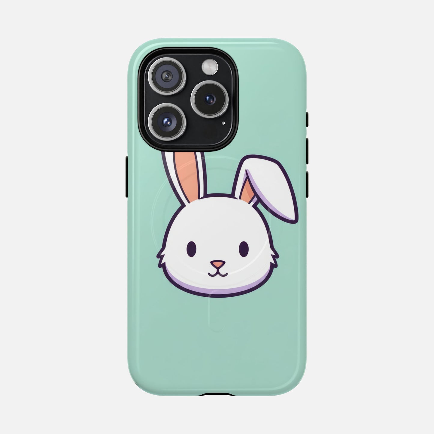 Cute Rabbit iPhone Case — Tough Magnetic | MagSafe Compatible