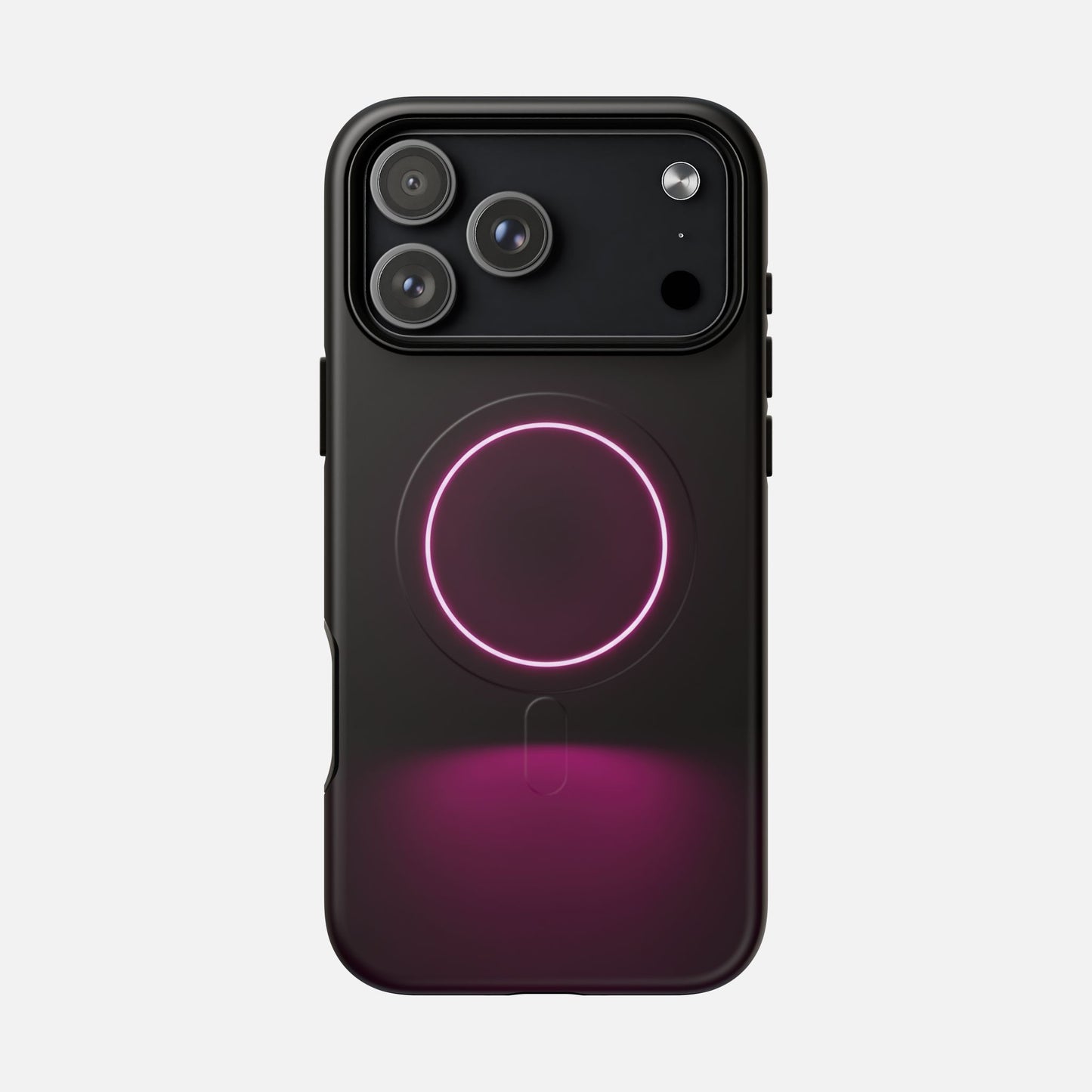 Neon Ring iPhone Case — Tough Magnetic | MagSafe Compatible