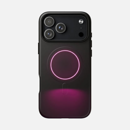 Neon Ring iPhone Case — Tough Magnetic | MagSafe Compatible