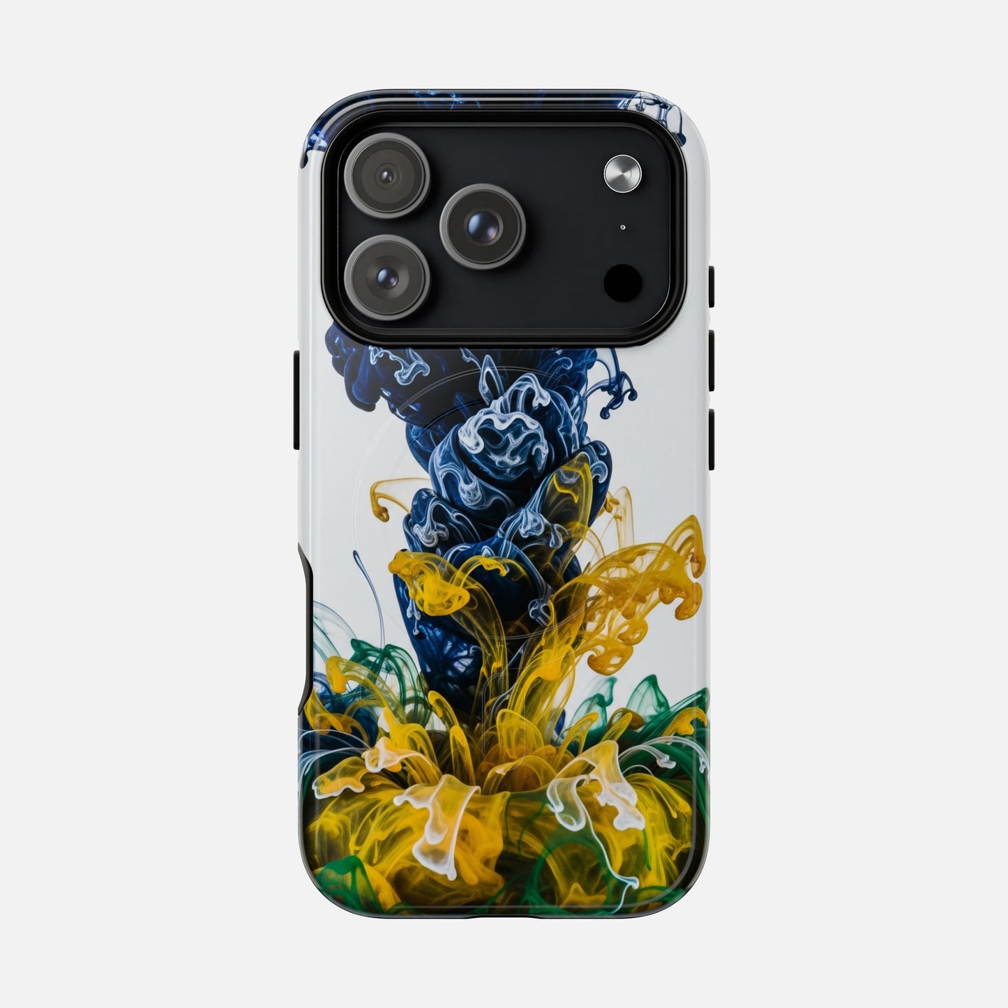 Abstract Ink Splash Tough Magnetic Phone Case iPhone 17 Pro Glossy Phone Case