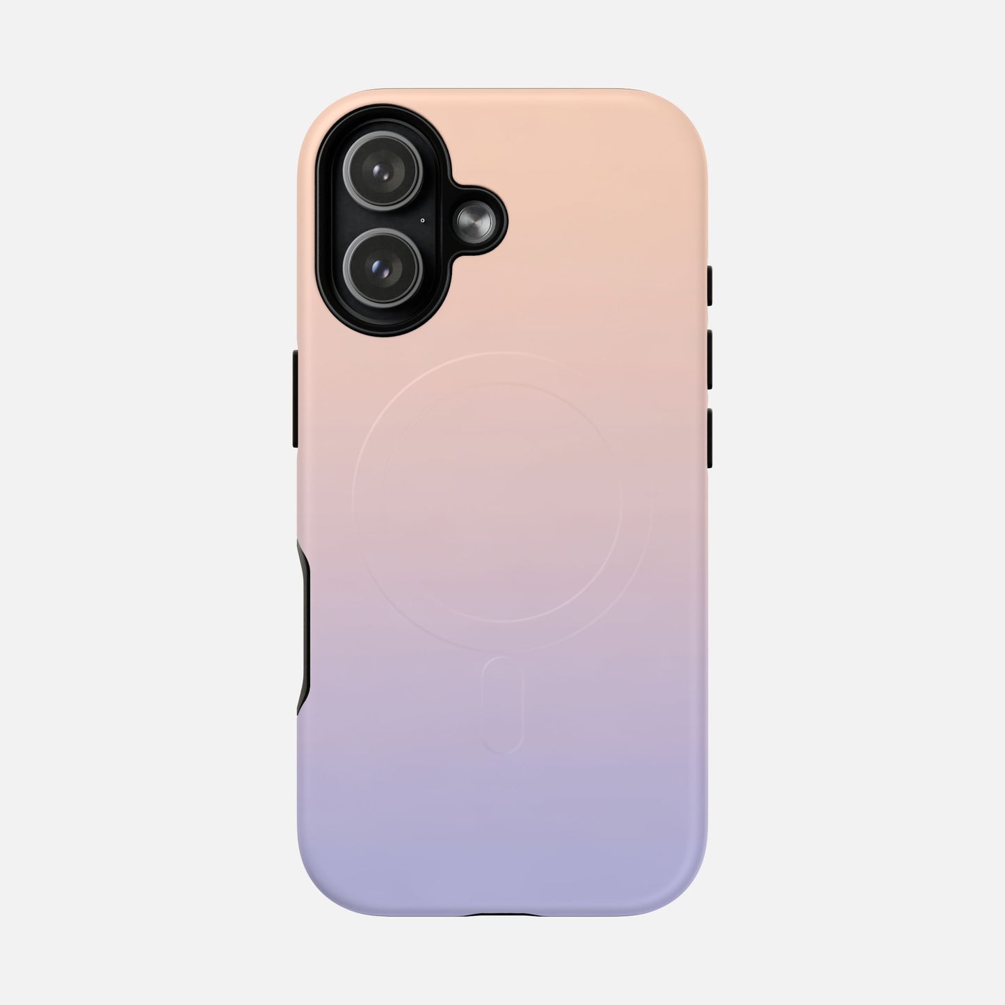 Gradient With Rose Gold to Lavender iPhone Case — Tough Magnetic | MagSafe Compatible