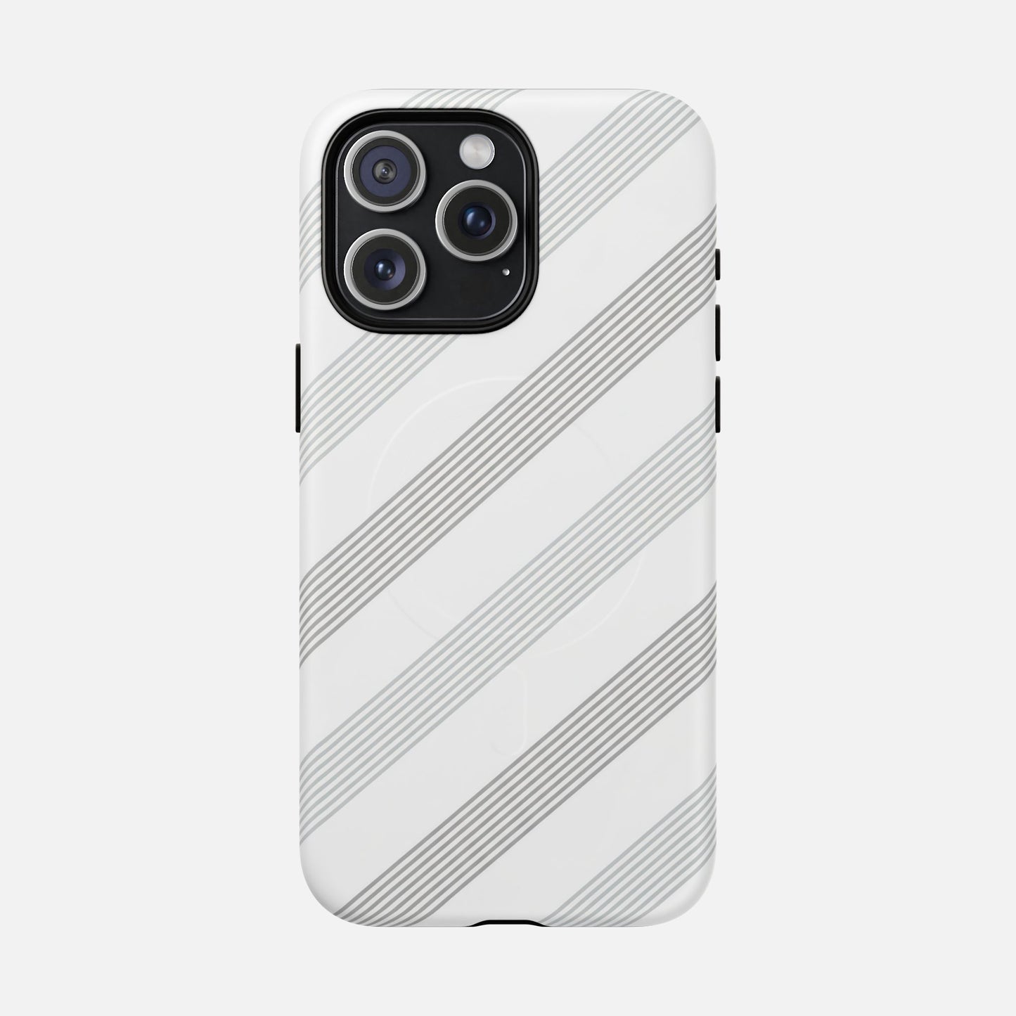Minimal Diagonal Stripe iPhone Case — Tough Magnetic | MagSafe Compatible