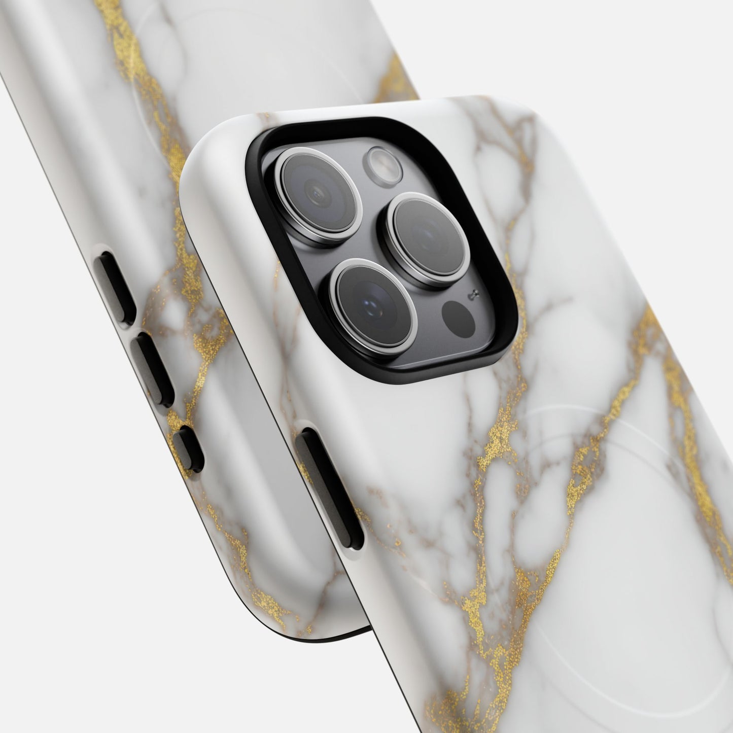 Marble Gold iPhone Case — Tough Magnetic | MagSafe Compatible