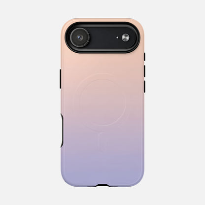 Gradient With Rose Gold to Lavender iPhone Case — Tough Magnetic | MagSafe Compatible