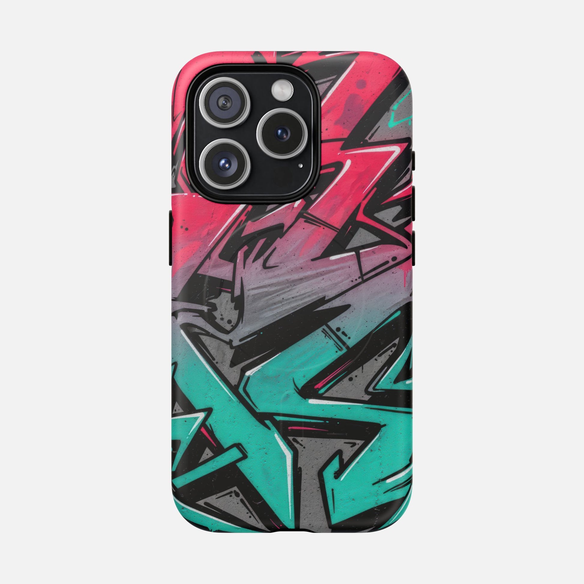 Graffiti Street Art Tough Magnetic Phone Case iPhone 15 Pro Matte Phone Case
