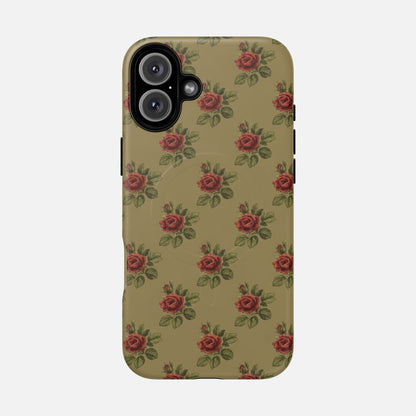 Vintage Rose iPhone Case — Tough Magnetic | MagSafe Compatible