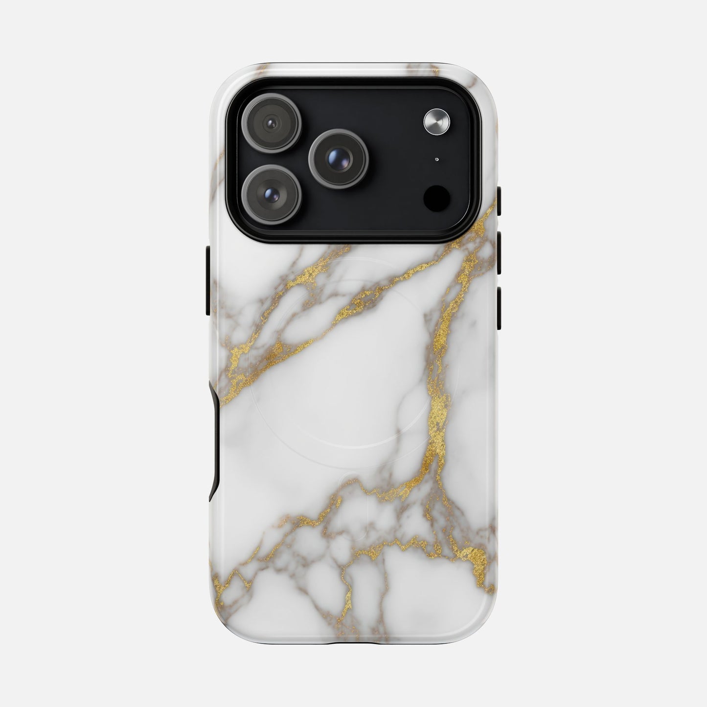 Marble Gold iPhone Case — Tough Magnetic | MagSafe Compatible