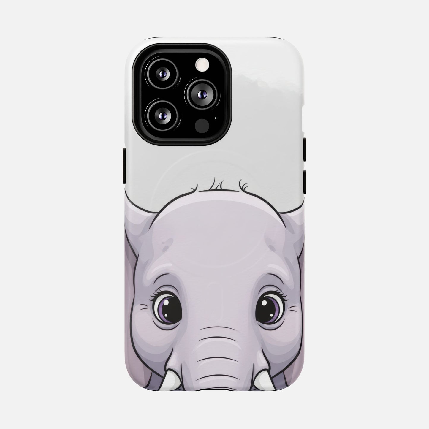 Cute Elephant iPhone Case — Tough Magnetic | MagSafe Compatible