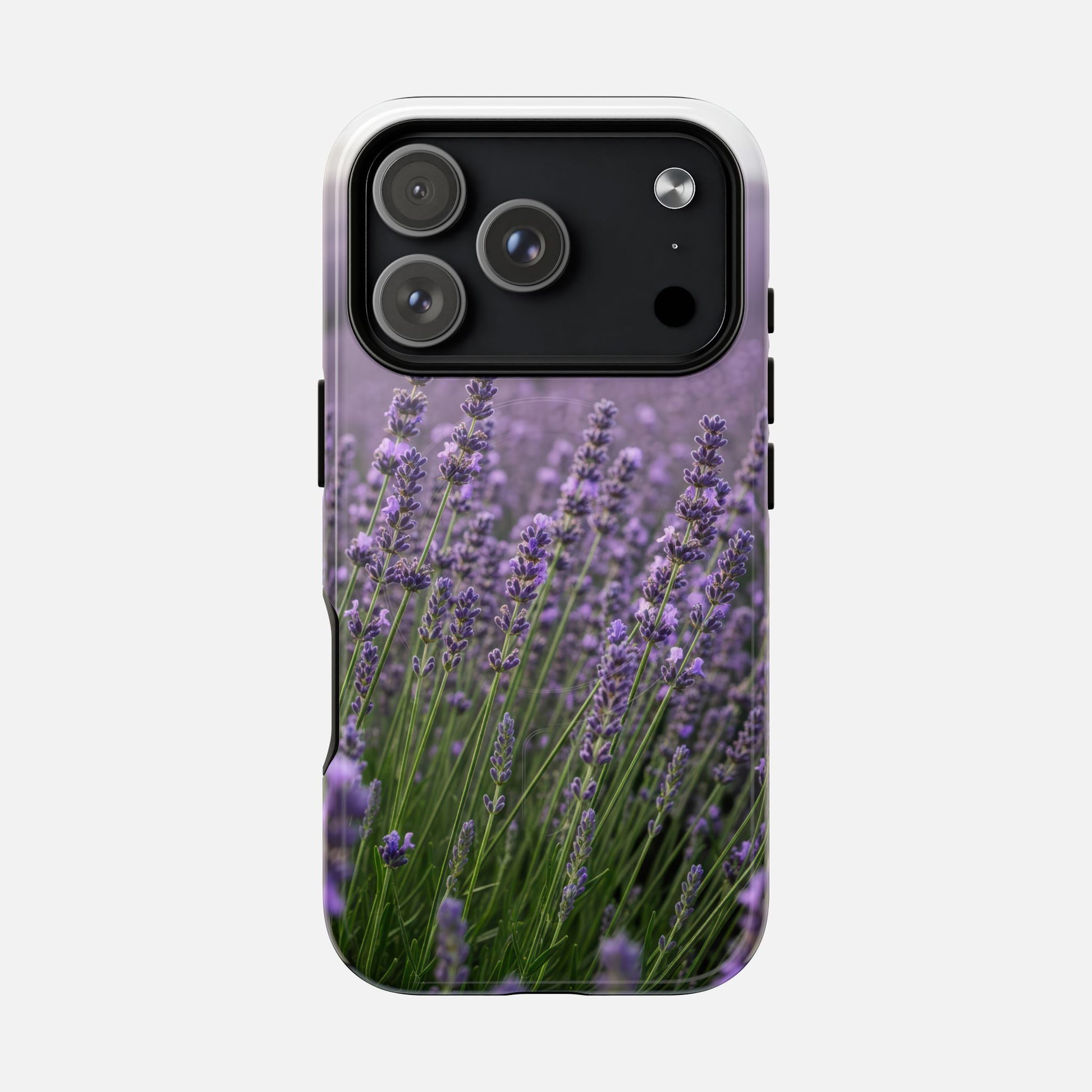 Lavender Field Phone Case — Tough Magnetic Protective Case iPhone 17 Pro Glossy Phone Case
