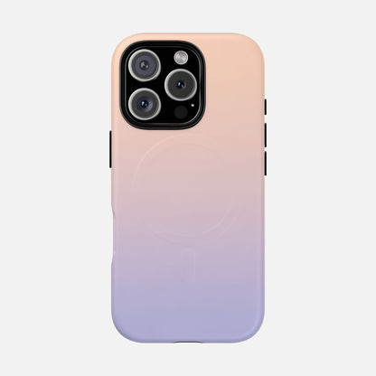 Gradient With Rose Gold to Lavender iPhone Case — Tough Magnetic | MagSafe Compatible