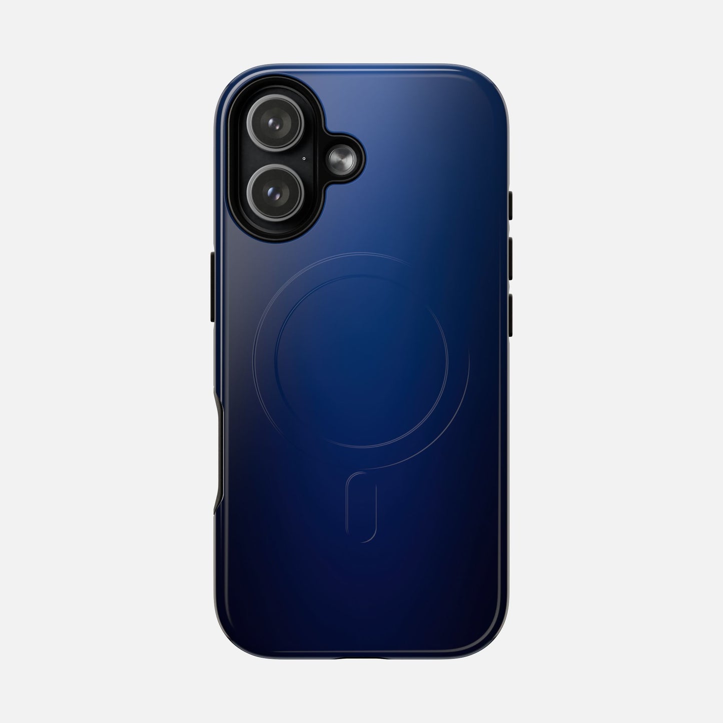 Smooth Dark Blue iPhone Case — Tough Magnetic | MagSafe Compatible