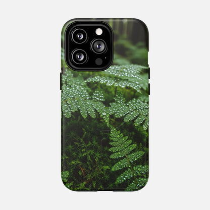 Fern Dew Tough Magnetic Phone Case — Nature Photography Protective Cover iPhone 13 Pro Matte Phone Case