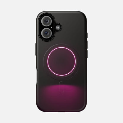 Neon Ring iPhone Case — Tough Magnetic | MagSafe Compatible