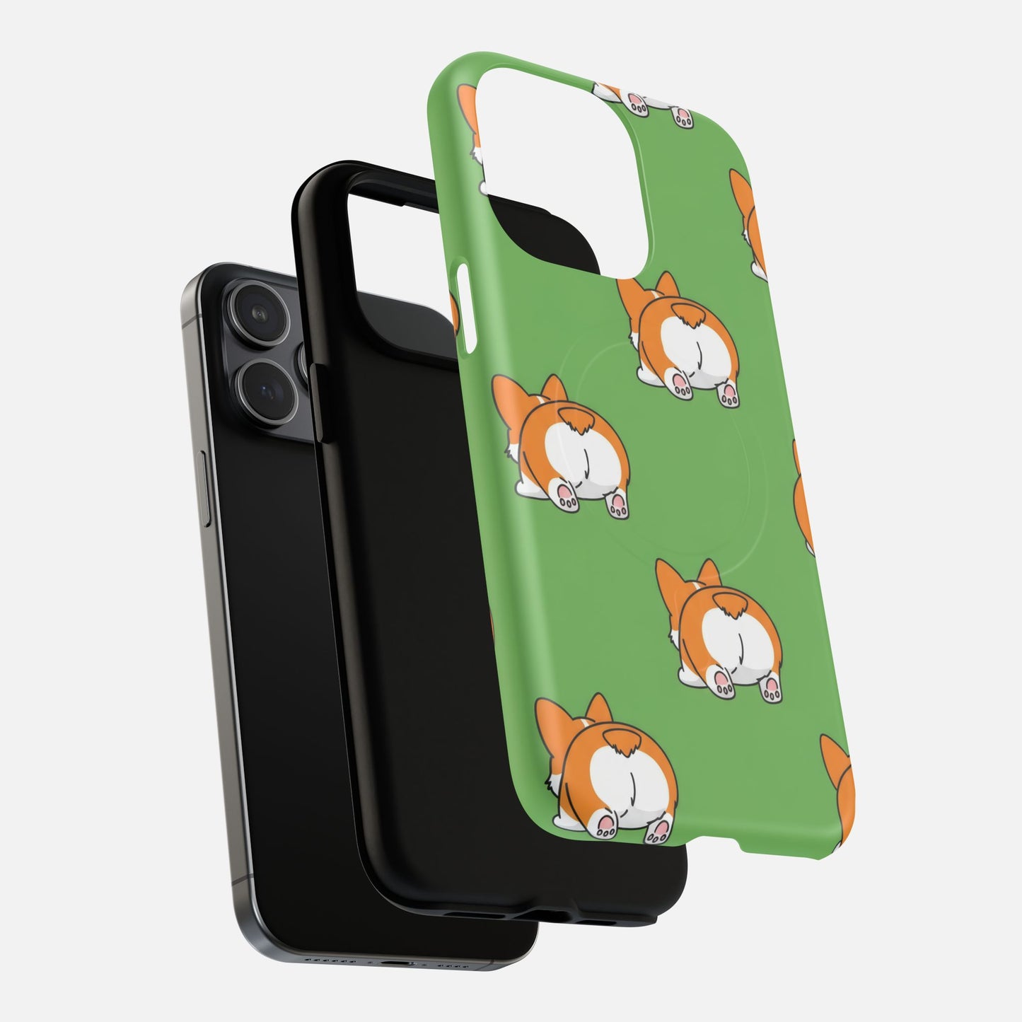 Cute Corgi Bum iPhone Case — Tough Magnetic | MagSafe Compatible