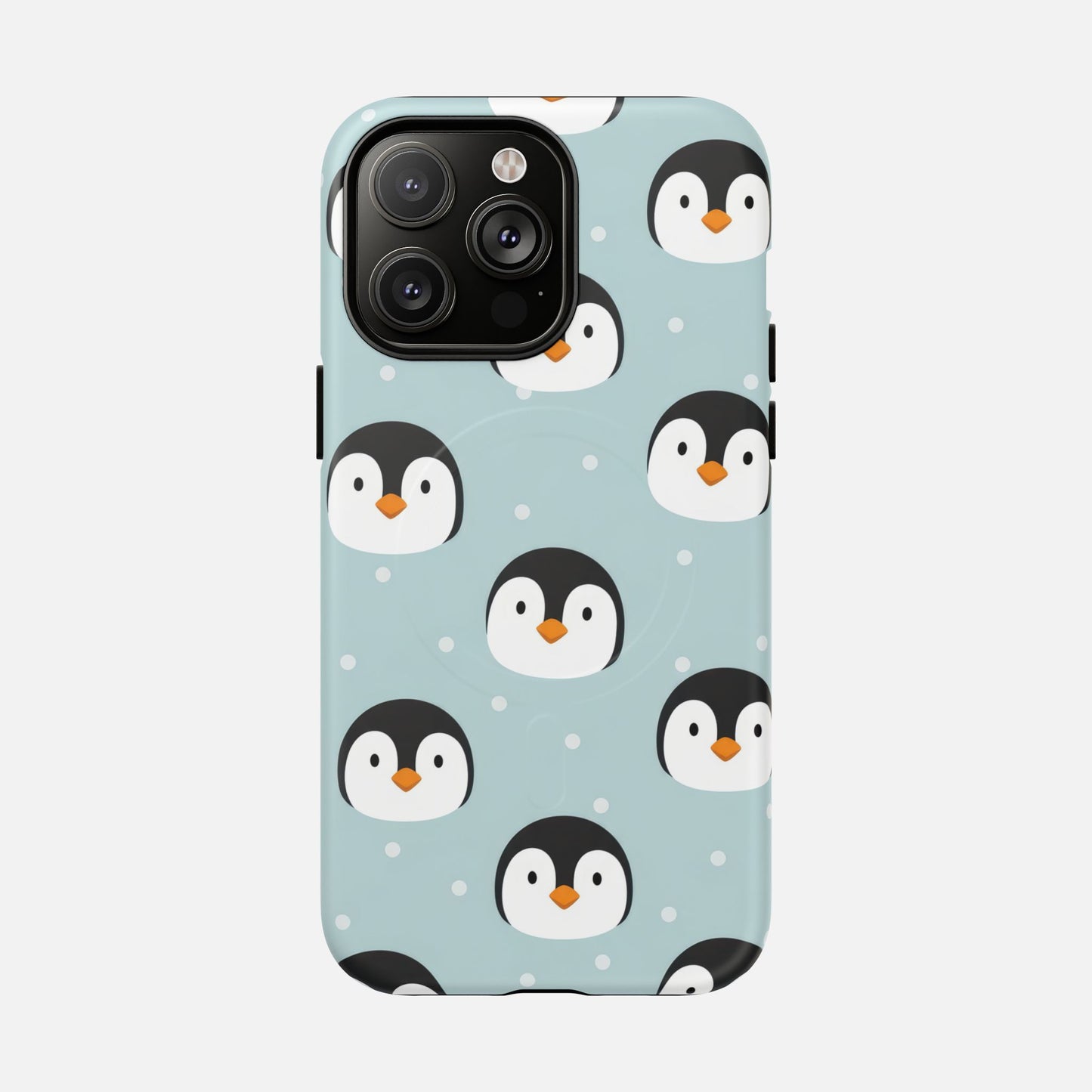 Penguin Pattern iPhone Case — Tough Magnetic | MagSafe Compatible