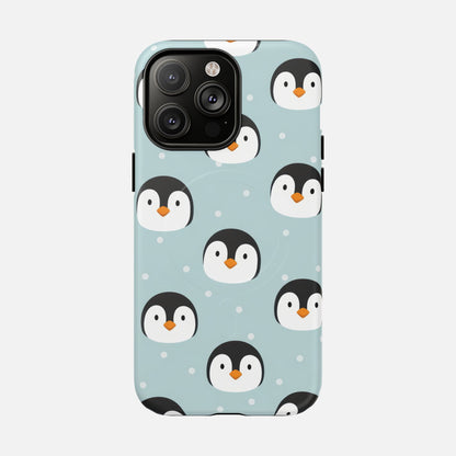 Penguin Pattern iPhone Case — Tough Magnetic | MagSafe Compatible