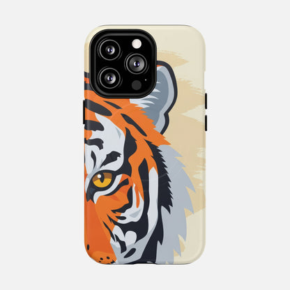 Tiger Face iPhone Case — Tough Magnetic | MagSafe Compatible