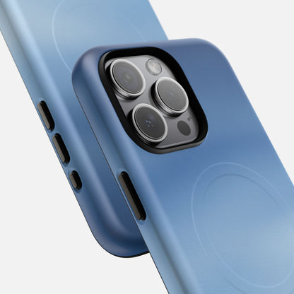 Gradient Blue iPhone Case — Tough Magnetic | MagSafe Compatible