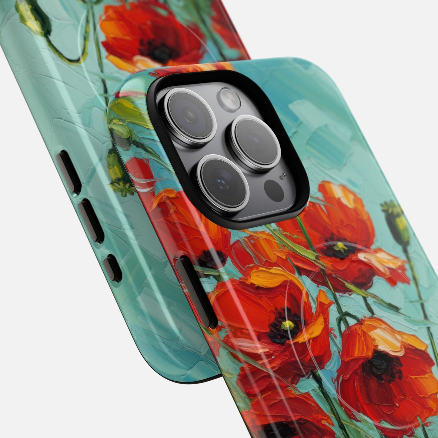Poppy Field iPhone Case — Tough Magnetic | MagSafe Compatible