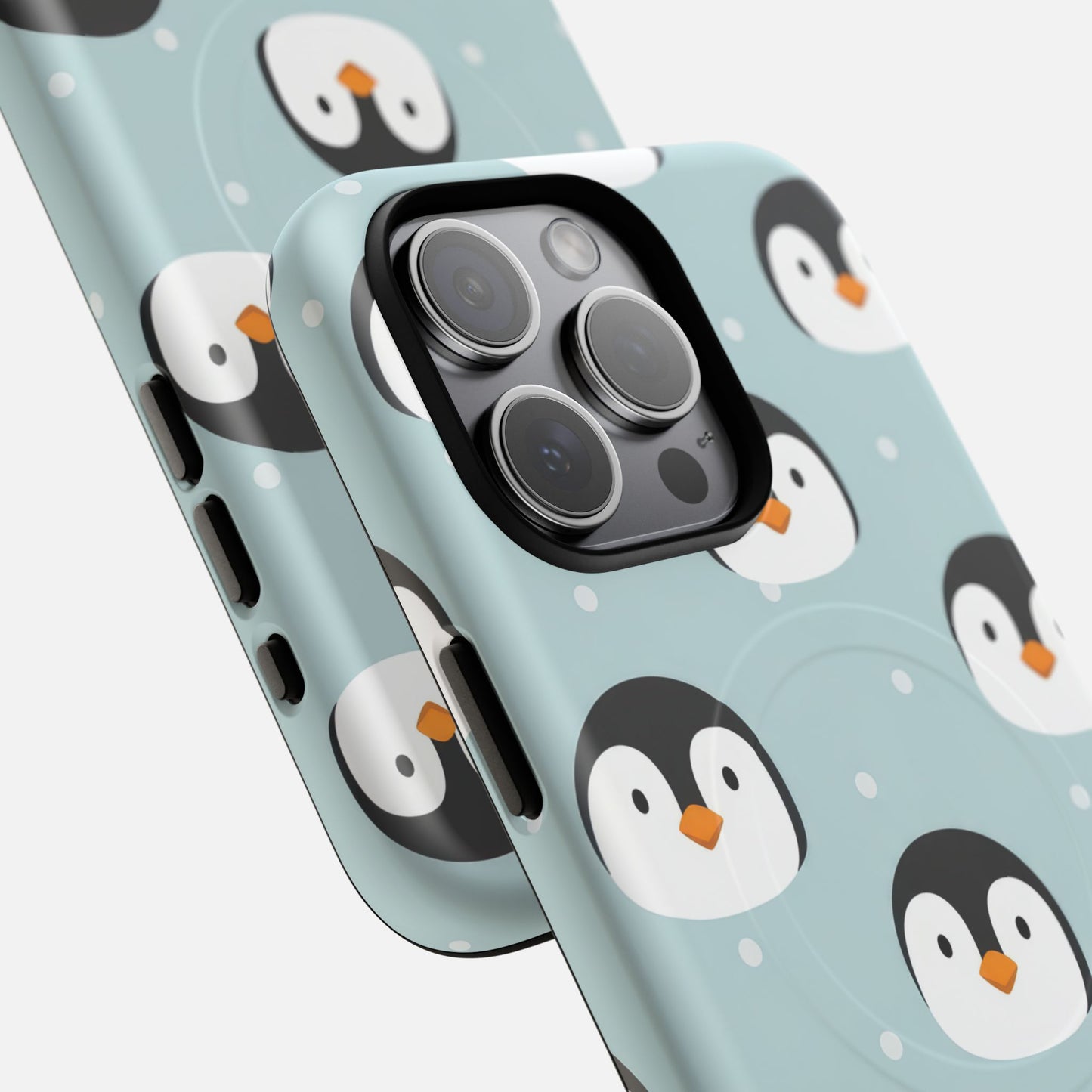 Penguin Pattern iPhone Case — Tough Magnetic | MagSafe Compatible