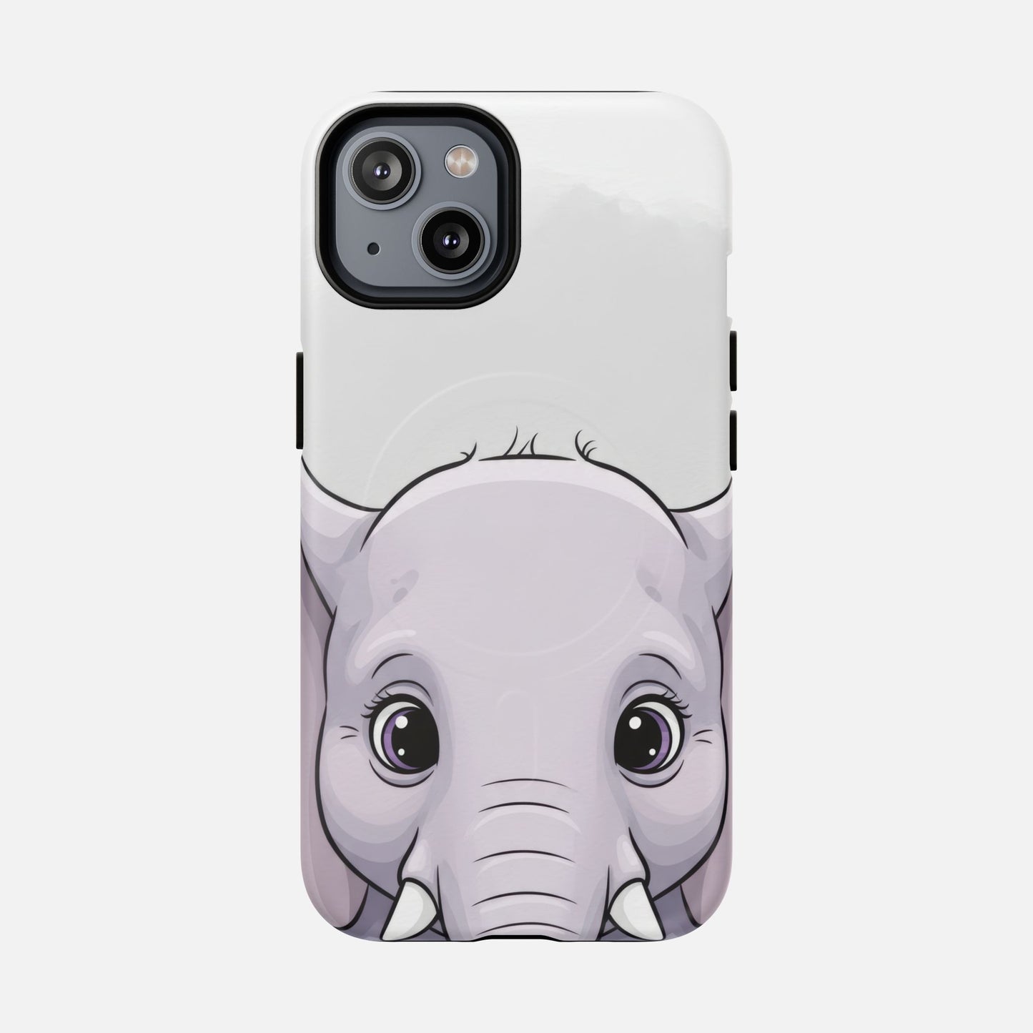 Cute Elephant iPhone Case — Tough Magnetic | MagSafe Compatible