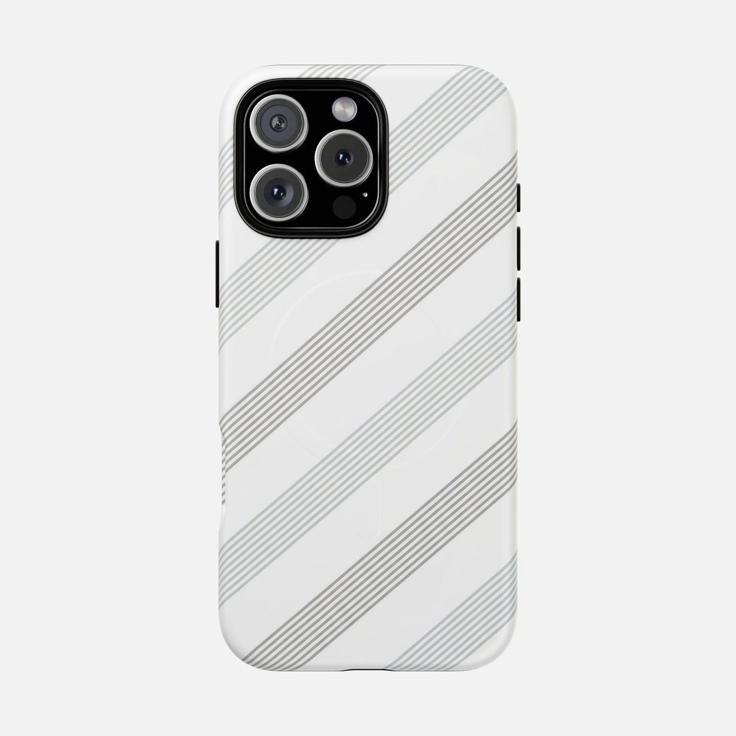 Minimal Diagonal Stripe iPhone Case — Tough Magnetic | MagSafe Compatible