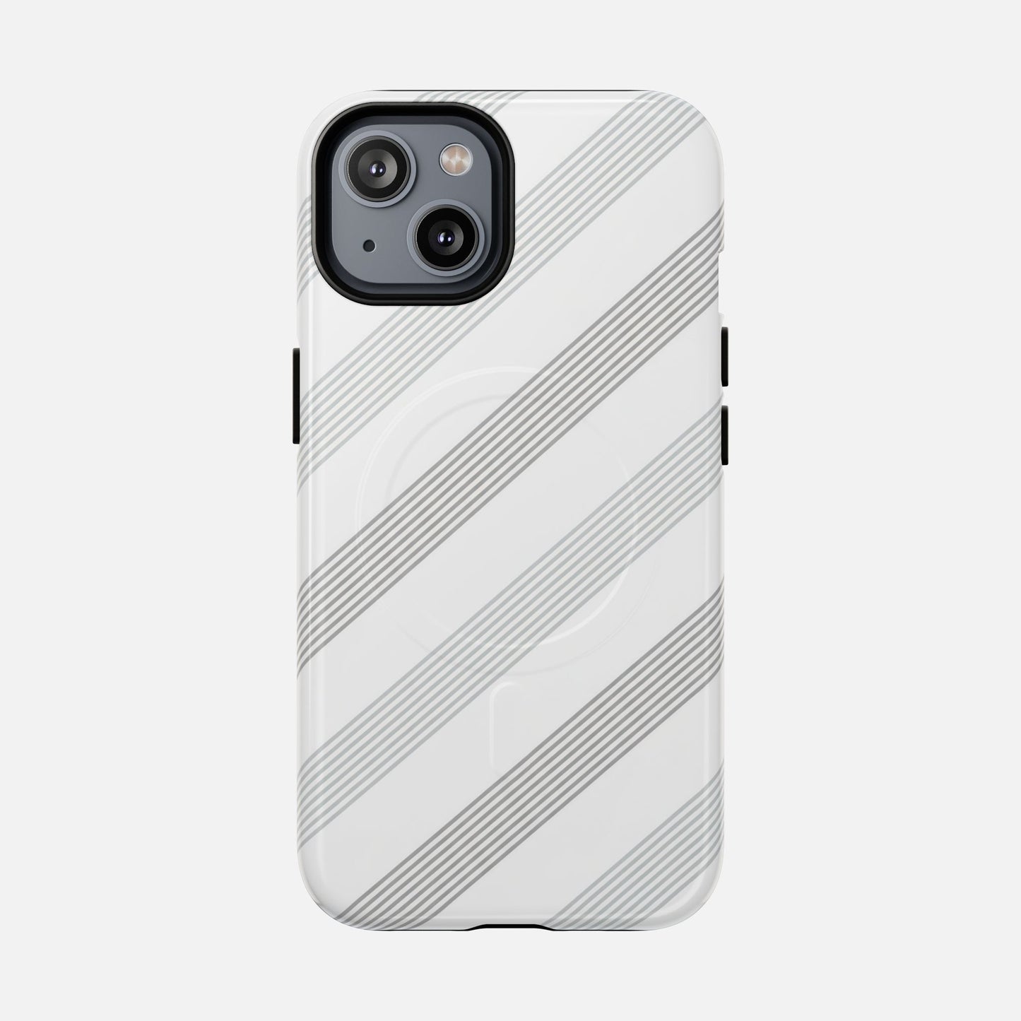 Minimal Diagonal Stripe iPhone Case — Tough Magnetic | MagSafe Compatible