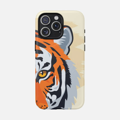 Tiger Face Magnetic Phone Case — Tough Protective Magnetic Cover iPhone 15 Pro Max Matte Phone Case
