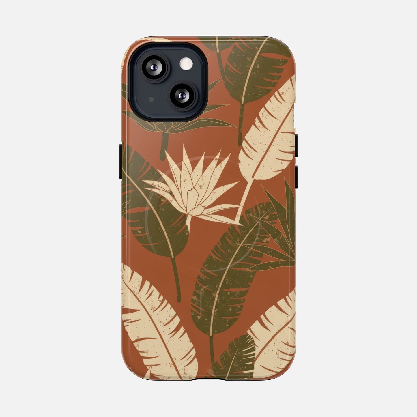 Tropical Leaf iPhone Case — Tough Magnetic | MagSafe Compatible