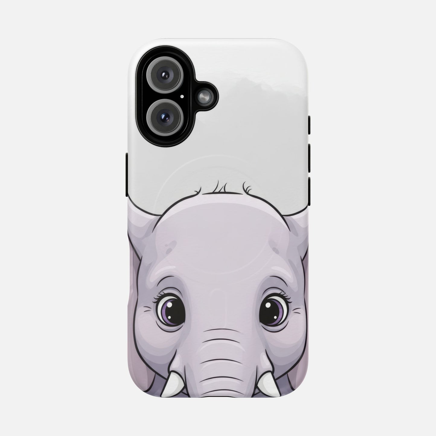 Cute Elephant iPhone Case — Tough Magnetic | MagSafe Compatible