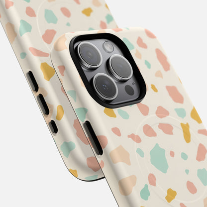 Terrazzo Pastel iPhone Case — Tough Magnetic | MagSafe Compatible