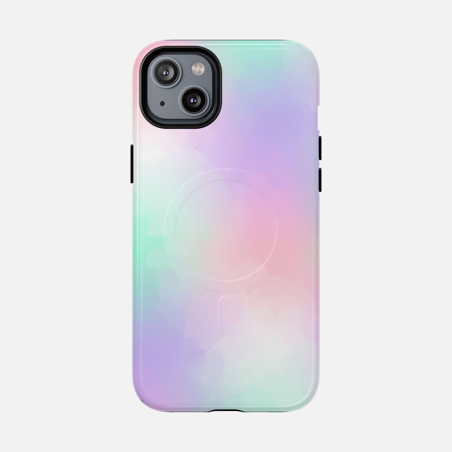 Pastel Gradient Soft Pink, Mint & Lavender iPhone Case — Tough Magnetic | MagSafe Compatible