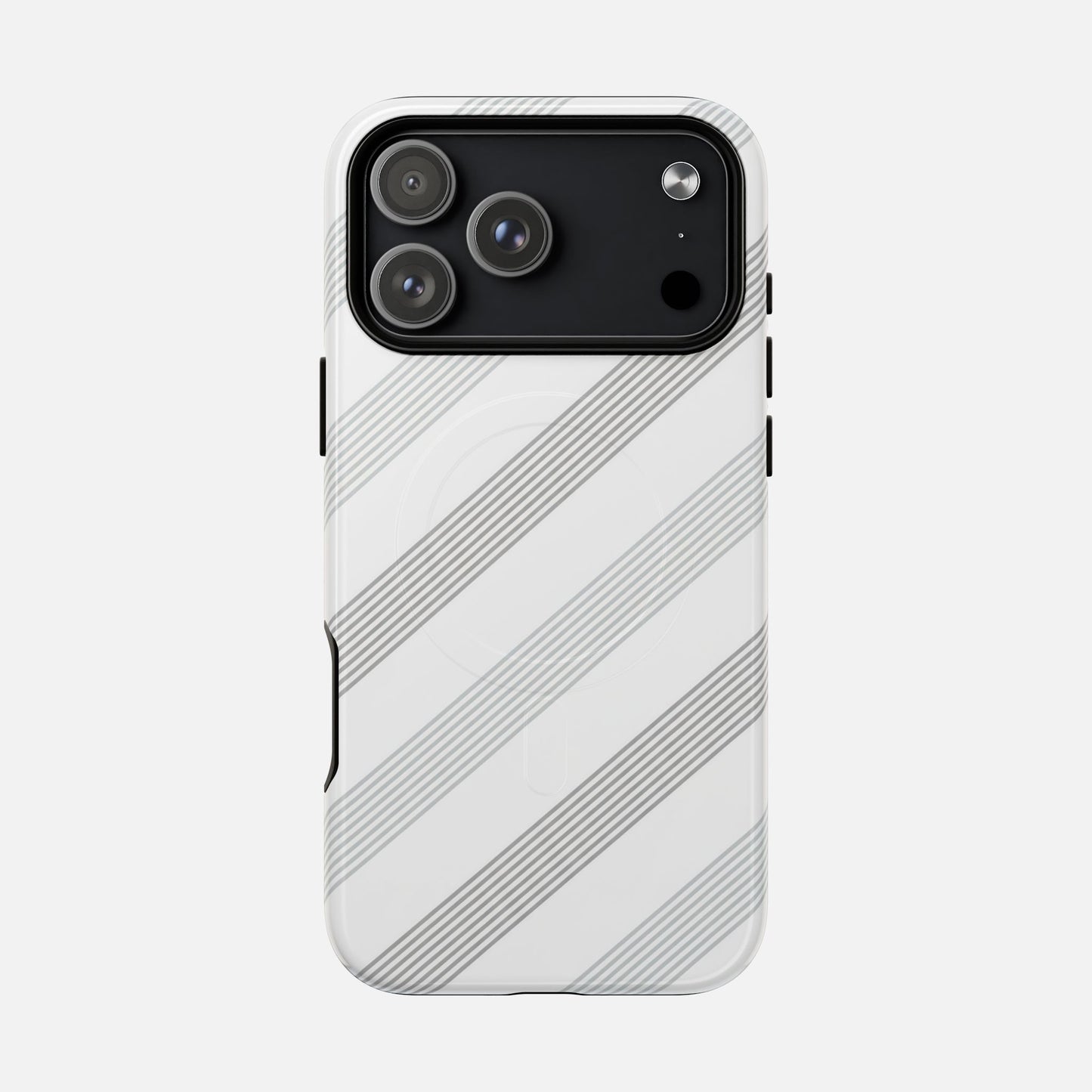 Minimal Diagonal Stripe iPhone Case — Tough Magnetic | MagSafe Compatible