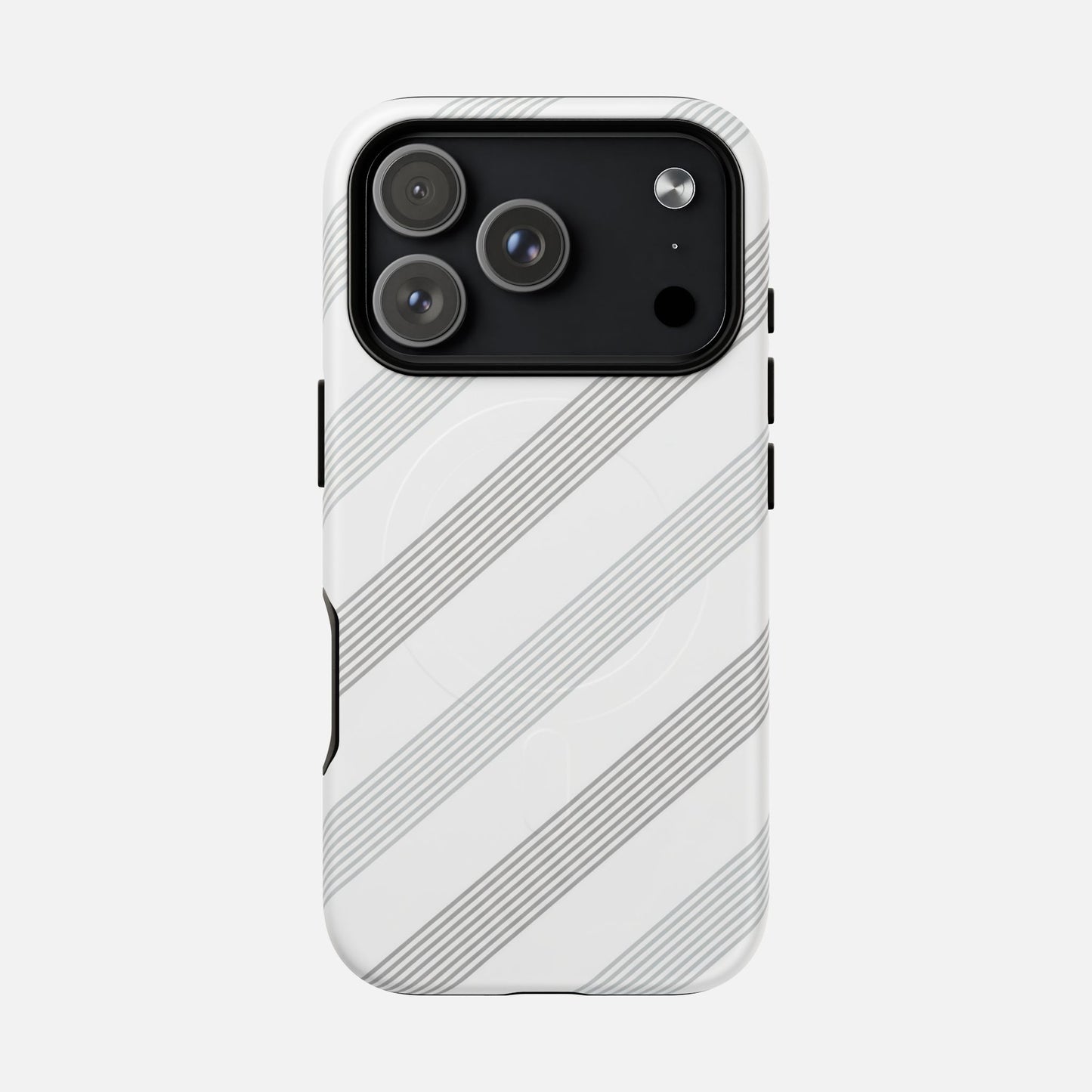 Minimal Diagonal Stripe iPhone Case — Tough Magnetic | MagSafe Compatible