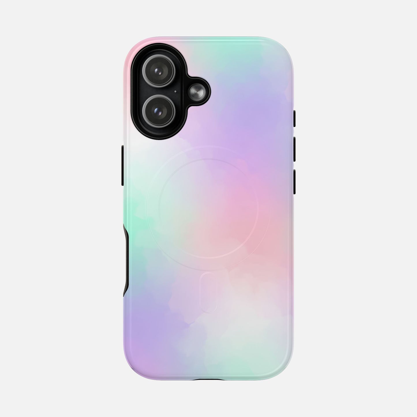 Pastel Gradient Soft Pink, Mint & Lavender iPhone Case — Tough Magnetic | MagSafe Compatible