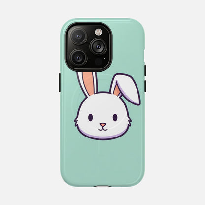 Cute Rabbit iPhone Case — Tough Magnetic | MagSafe Compatible
