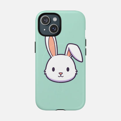 Cute Rabbit iPhone Case — Tough Magnetic | MagSafe Compatible