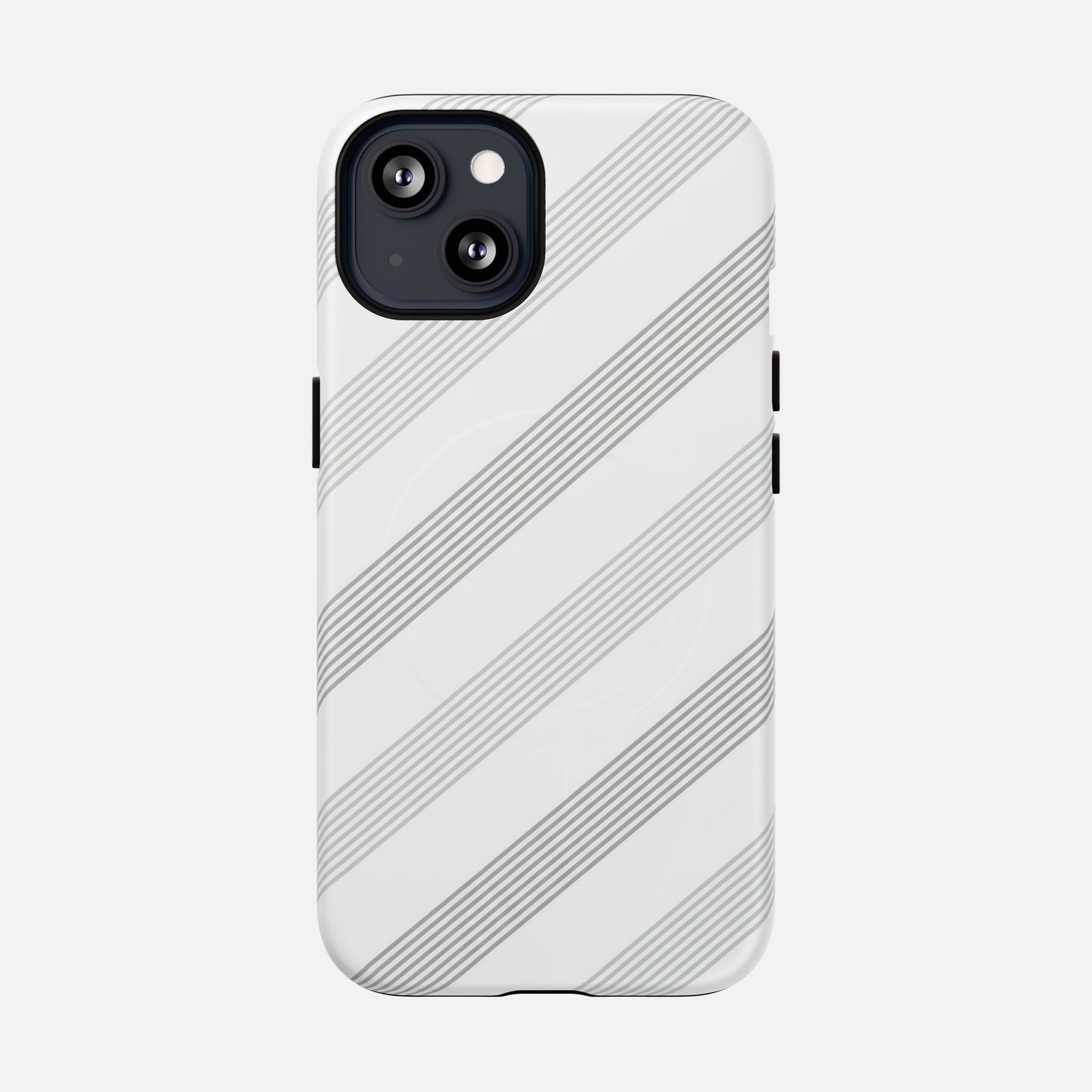 Minimal Diagonal Stripe iPhone Case — Tough Magnetic | MagSafe Compatible