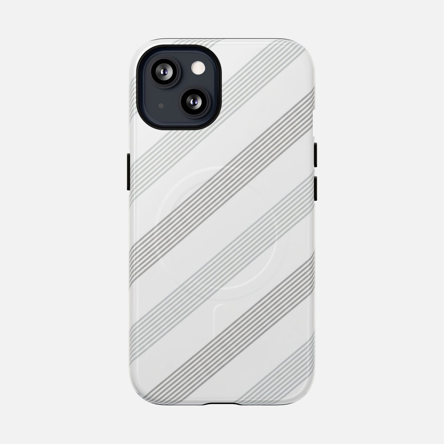 Minimal Diagonal Stripe iPhone Case — Tough Magnetic | MagSafe Compatible
