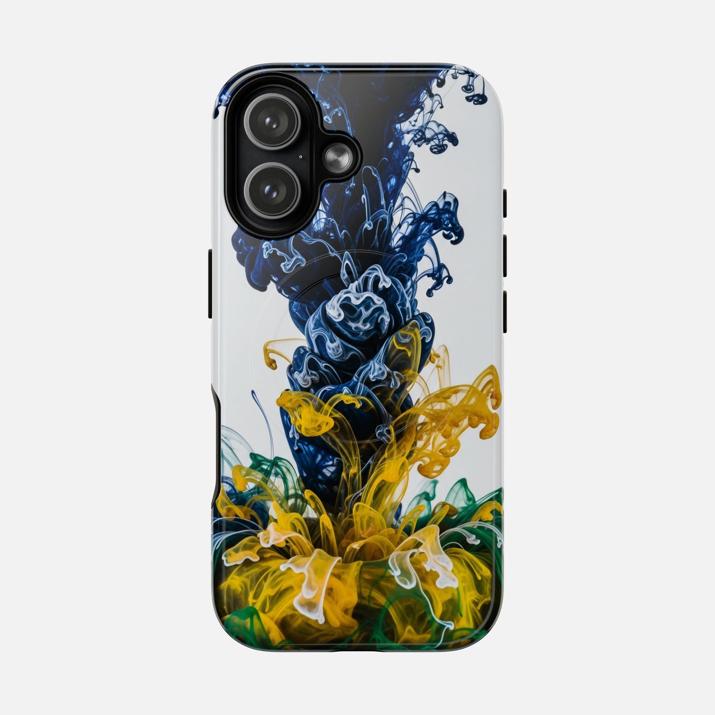 Abstract Ink Splash Tough Magnetic Phone Case iPhone 17 Glossy Phone Case