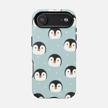 Penguin Pattern iPhone Case — Tough Magnetic | MagSafe Compatible