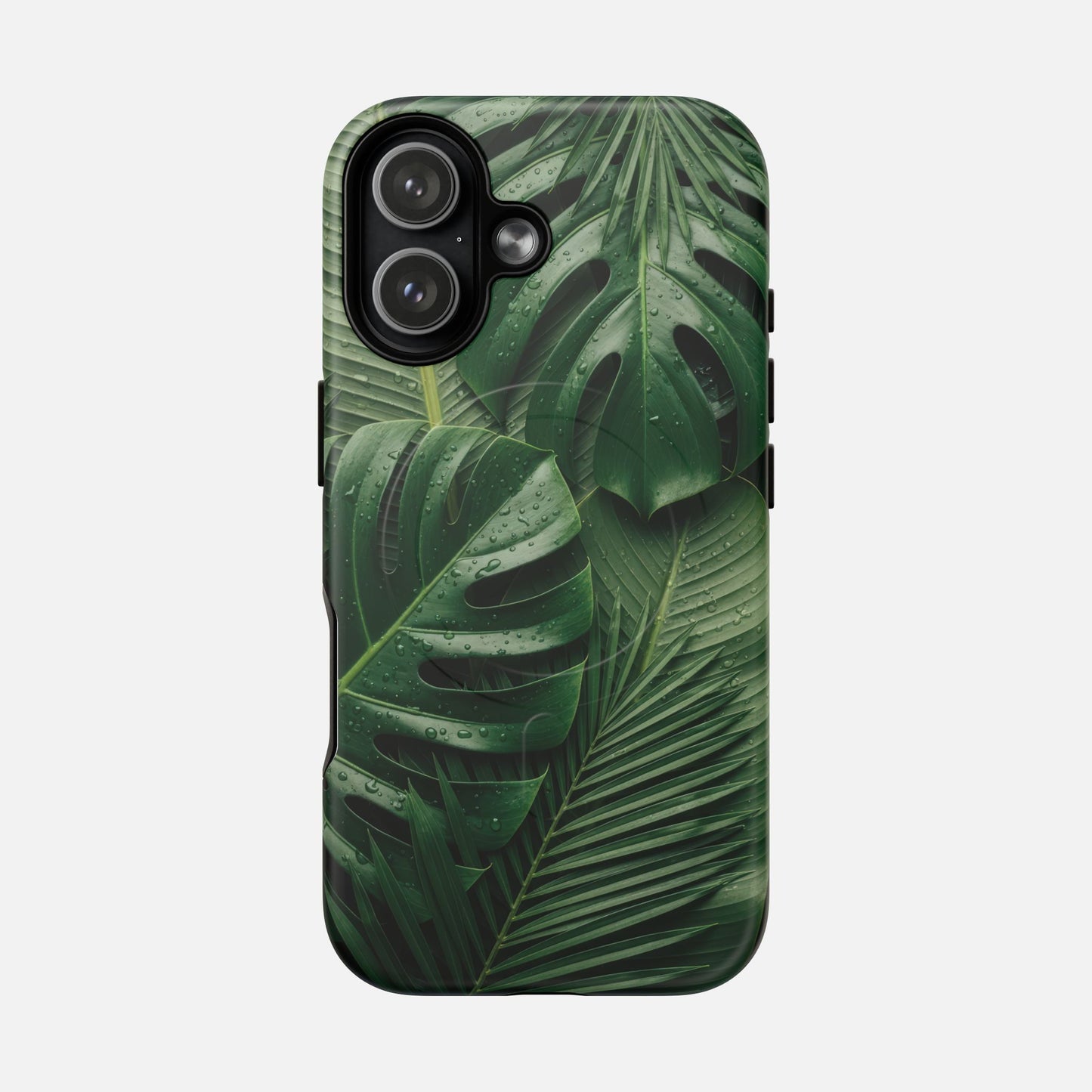 Tropical Monstera Magnetic Phone Case — Tough Protective iPhone Cover iPhone 17 Matte Phone Case