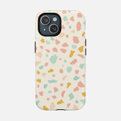 Terrazzo Pastel iPhone Case — Tough Magnetic | MagSafe Compatible